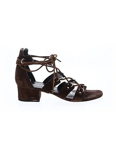 Pre-owned Saint Laurent Sandals In Brown