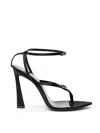 Saint Laurent Sandals In Crepe Satin