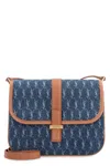 Saint Laurent Satchel Fabric Shoulder Bag