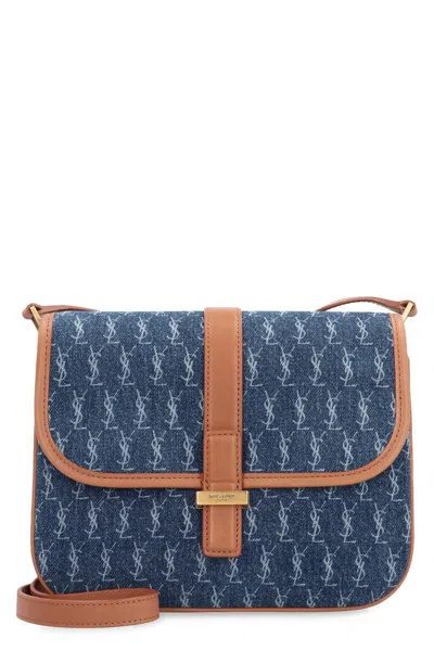 Saint Laurent Satchel Fabric Shoulder Bag