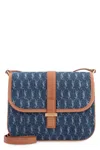 Saint Laurent Satchel Fabric Shoulder Bag