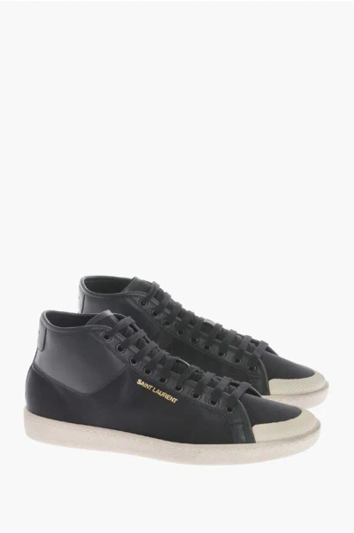 Saint Laurent Sl39 Sneakers In Black