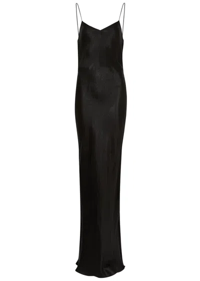 Saint Laurent Sleeveless Maxi Dress In Black