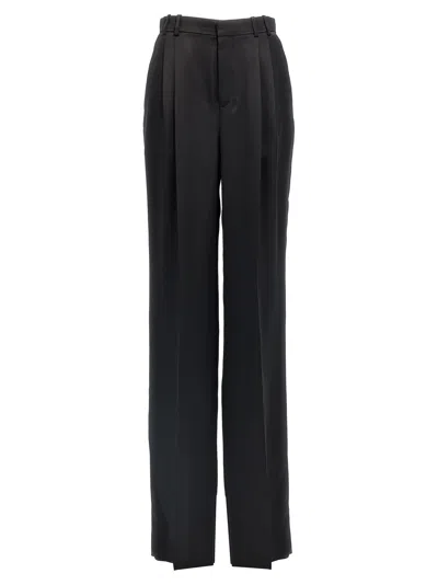 SAINT LAURENT SATIN TROUSERS