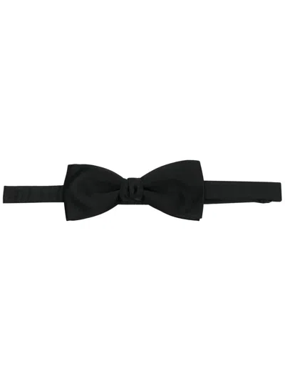 SAINT LAURENT SAINT LAURENT SATIN SILK BOW TIE