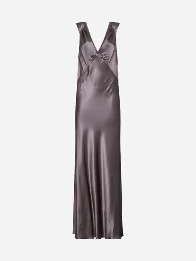 SAINT LAURENT SATIN SILK GOWN