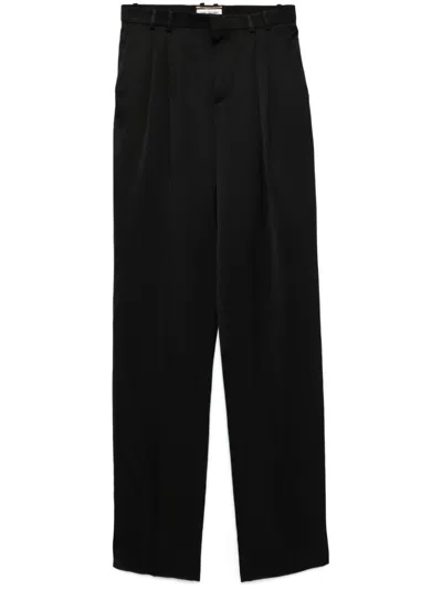 SAINT LAURENT SATIN TROUSERS