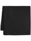 Saint Laurent Jacquard Large Scarf Accessories In Black
