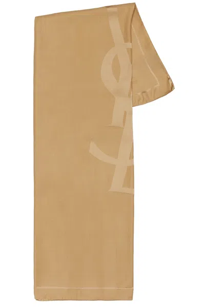 Saint Laurent Scarf In Brown
