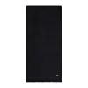 Saint Laurent Black Wool Ysl Scarf In Black