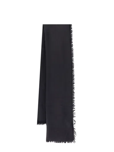 Saint Laurent Scarf In Black