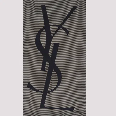 Saint Laurent Scarf In Blue