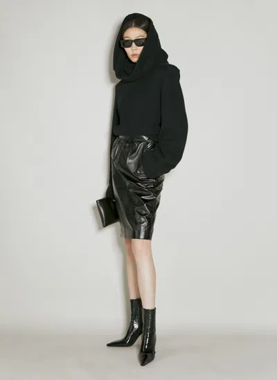 Saint Laurent Woman Sweatshirt Black Size M Cotton