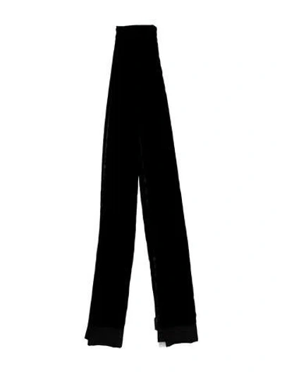 Pre-owned Saint Laurent Scarf W/ Tags In Black