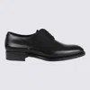 SAINT LAURENT SAINT LAURENT BLACK LEATHER LACE UP SHOES