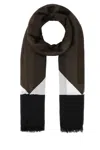 Saint Laurent Women Printed Modal Blend Scarf In Printed