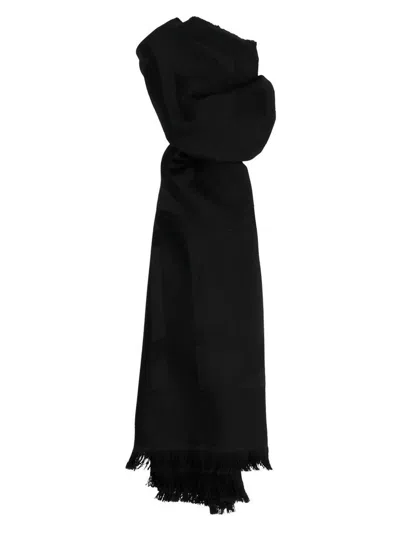 Saint Laurent Echarpe Ysl Random In Black