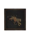 Saint Laurent Cassandre Large Square Scarf In Wool Twill In Brown