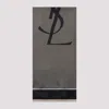 Saint Laurent Cassandre Stripe Silk Charmeuse Scarf