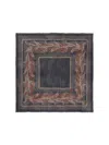 Saint Laurent Paisley-print Silk Scarf In Midnight Blue/multic