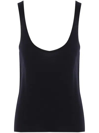 SAINT LAURENT SCOOP-NECK TANK TOP