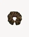 Saint Laurent Cassandre Scrunchie In Paisley Silk Twill