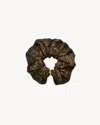 Saint Laurent Cassandre Scrunchie In Paisley Silk Twill
