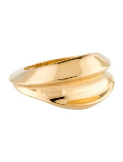 Pre-owned Saint Laurent Sculpted Ring In Multi