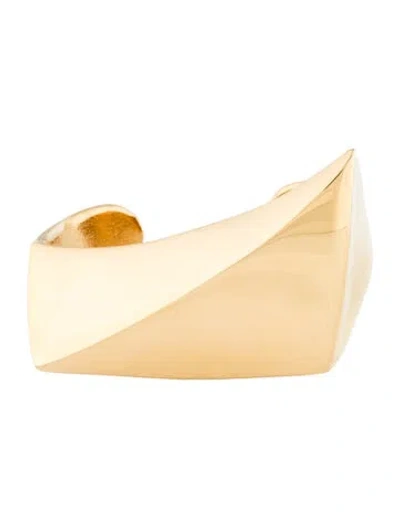 Pre-owned Saint Laurent Sculptural Cuff Bracelet, 7" In Multi