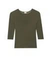 Saint Laurent Semi-sheer Certified Viscose Knitted Top