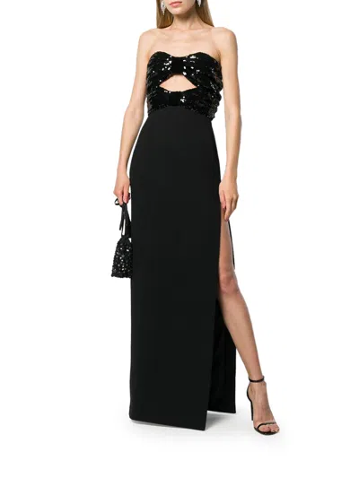 SAINT LAURENT EVENING DRESS WITH SEQUINS