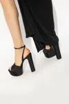 Saint Laurent ‘jodie‘ Platform Sandals In Black