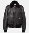 Saint Laurent Oversized Shearling Jacket
