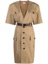 Saint Laurent Saharienne Dress