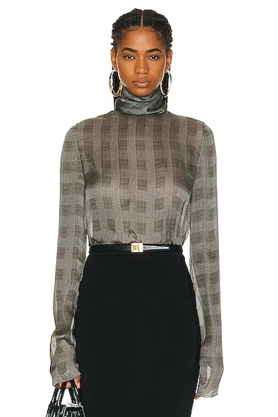 SAINT LAURENT SHEER BLOUSE