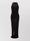 Saint Laurent Floor-length Halter Neckline Sleeveless Dress
