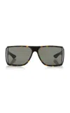 Saint Laurent Shield-frame Acetate Sunglasses