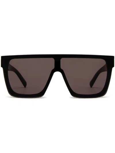 Saint Laurent Eyewear Sl 607 Shield Sunglasses In Black