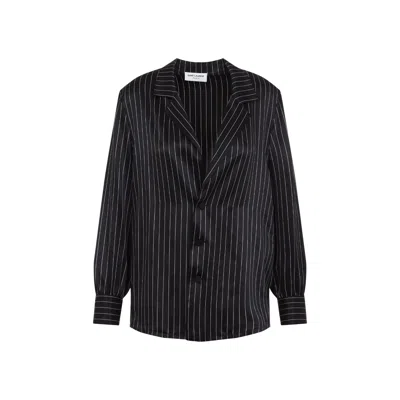 Saint Laurent Black Craie Silk Shirt