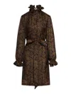 Saint Laurent Silk Twill Dress With Paisley Pattern