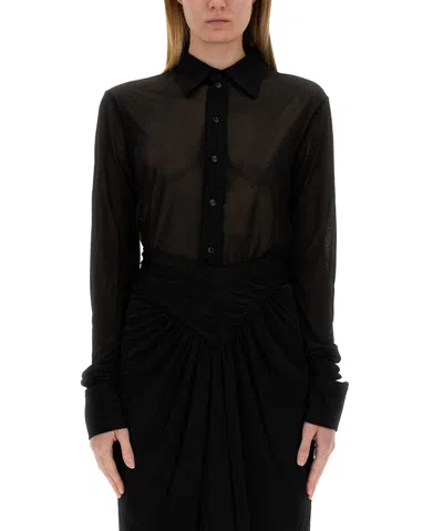 Saint Laurent Shirt In Black