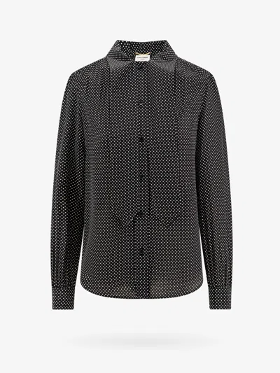 Saint Laurent Shirt In Black