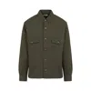 Saint Laurent Vibrant Green Cotton Button-up Shirt In Green