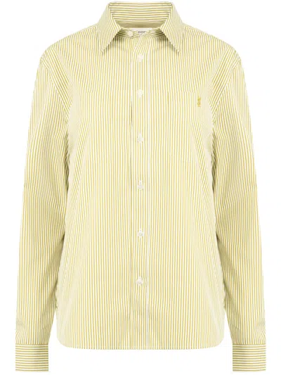 Saint Laurent Shirt In Green