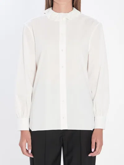 SAINT LAURENT SHIRT IN COTTON POPLIN