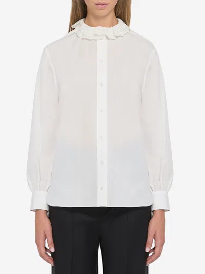 SAINT LAURENT SHIRT IN COTTON POPLIN