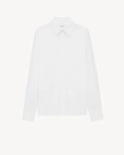 SAINT LAURENT SAINT LAURENT SHIRT IN COTTON POPLIN