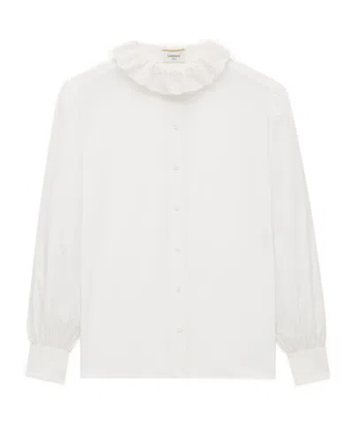 SAINT LAURENT SHIRT IN COTTON POPLIN
