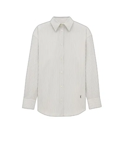 Saint Laurent Shirt Masculine In White