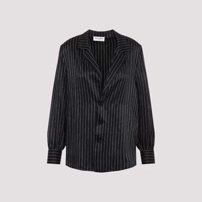 Saint Laurent Black Craie Silk Shirt